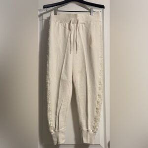Ralph Lauren Natural Beaded Sweatpants